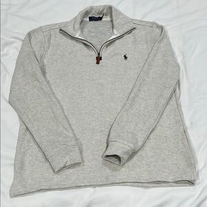 Polo by Ralph Lauren Light Gray Knit Sweater
